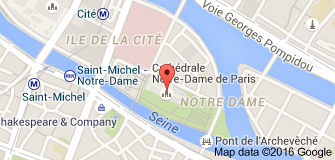 Plan pour ce rendre à Notre Dame de Paris