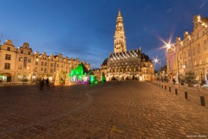 La Place des Héros d'Arras à Noël